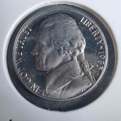 沼泽如烟--第953场 - 美国1985年五分精制币