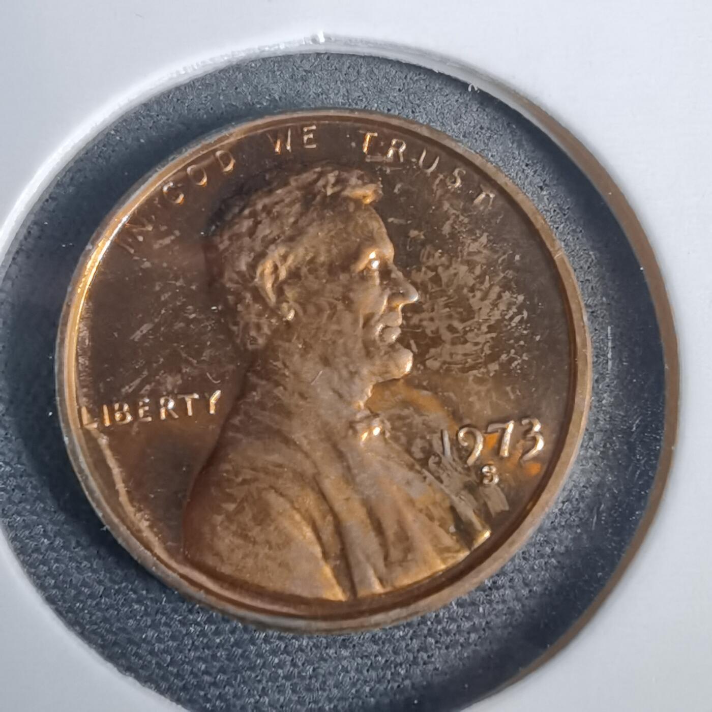 沼泽如烟--第953场 美国1973年一分精制币