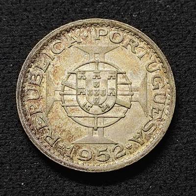 【全场包邮】纯粹捡漏拍493场-持续更新中 - 葡属澳门1952年5皮阿斯特银币【31毫米15克，纯银价约195元（按18元银价折算）】