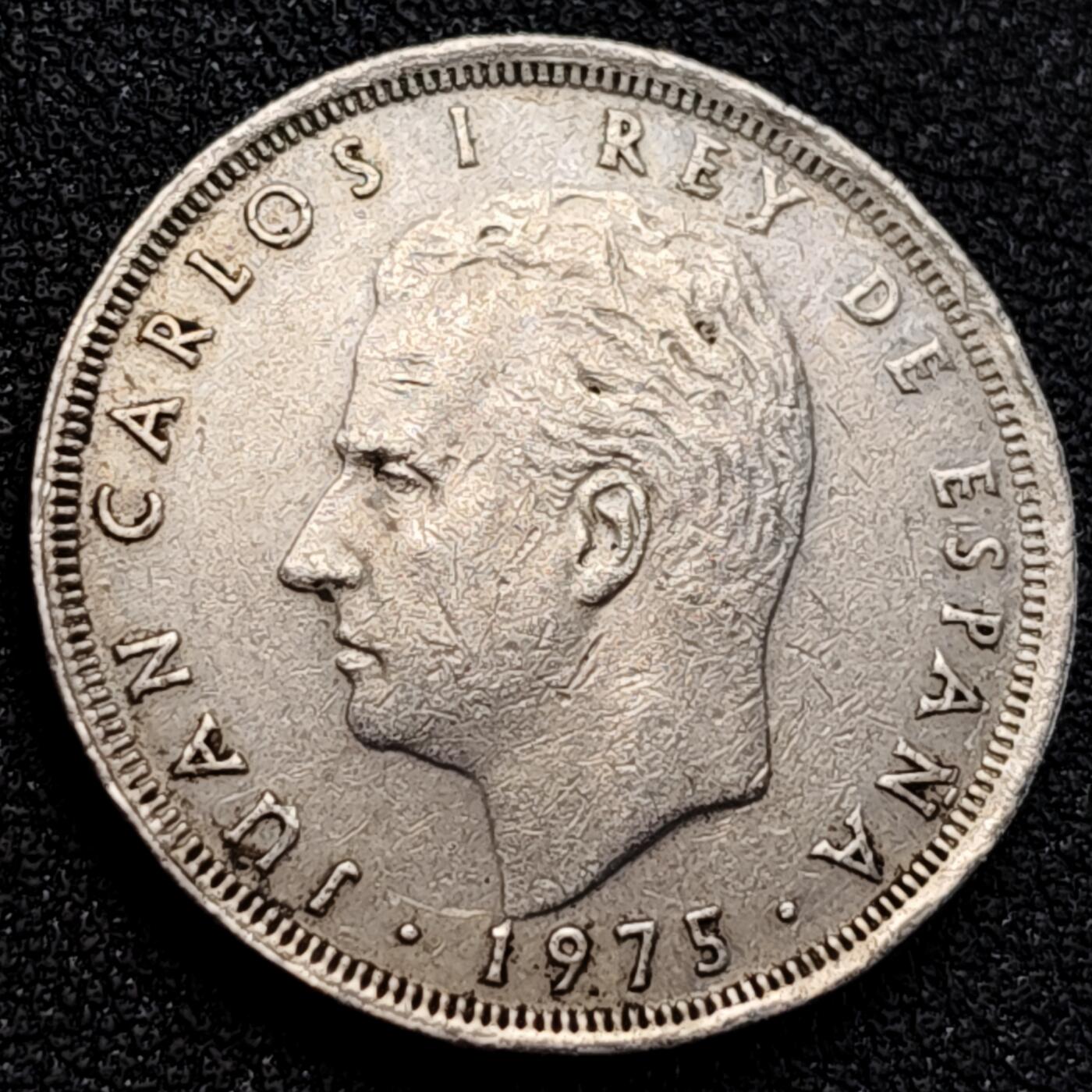 泉币菌-第163场-新年第六场 精品福利场 26.6 mm 西班牙1975年 25 比塞塔  纪念币