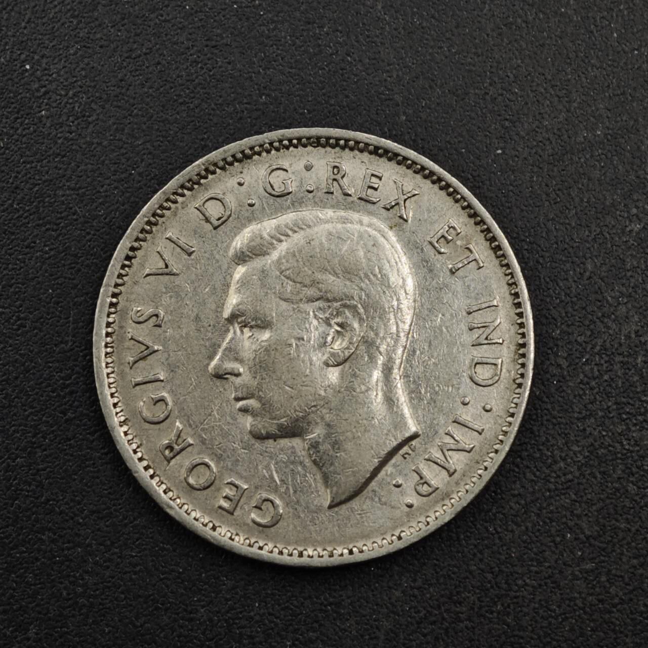 【淘币小摊】实时拍第八百四十一拍   散币批量币场   满百包邮可预留二周 每周一统一发货   加拿大1941年乔治六世5分镍币