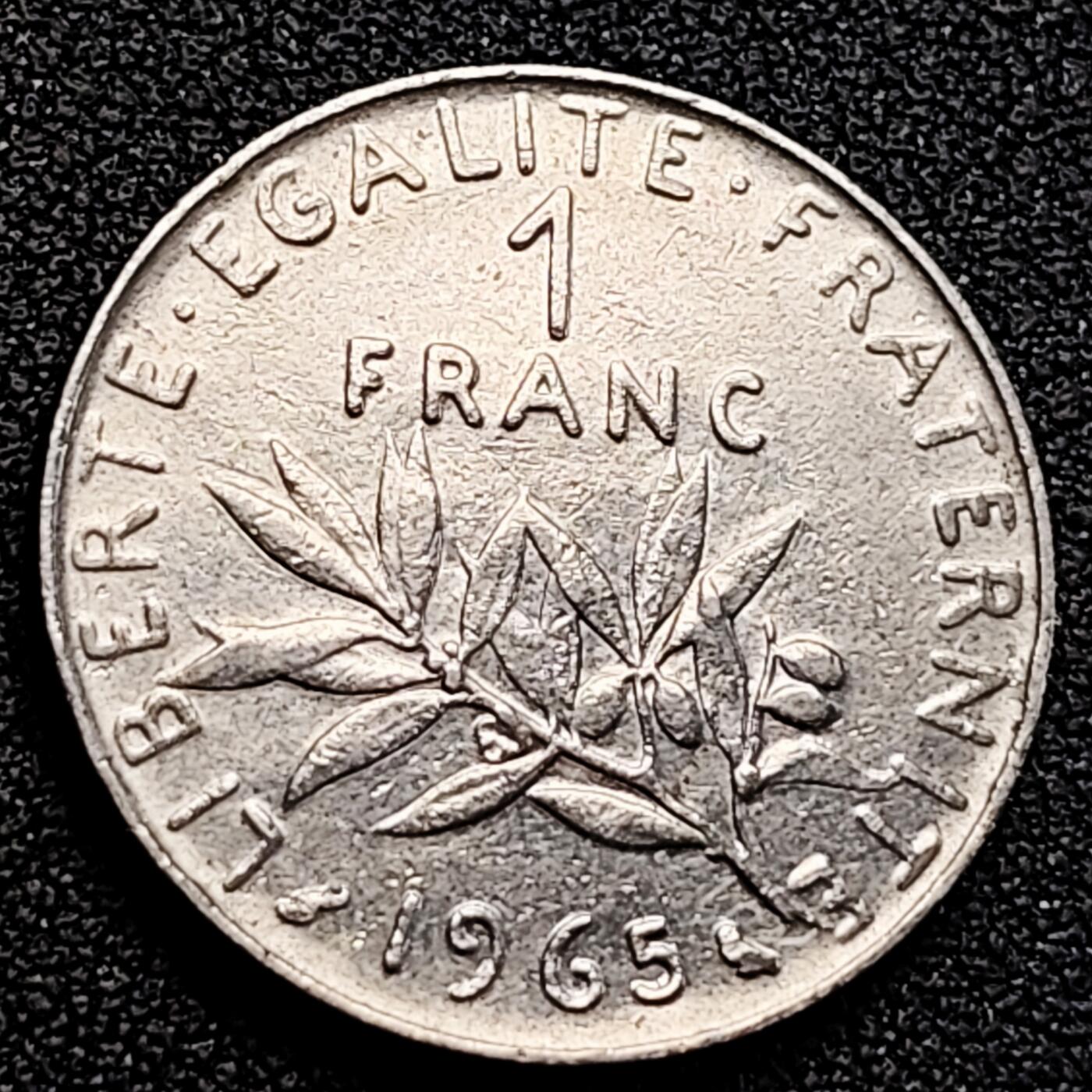 泉币菌-第162场- 新年第五场 精品福利场 法国1法郎 播种女神24mm