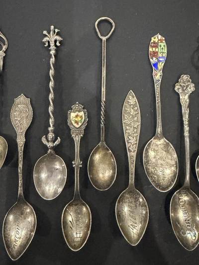 海外回流精品拍卖（五一专场） 欧洲回流纯银咖啡勺9把，58.6g。含银量900左右