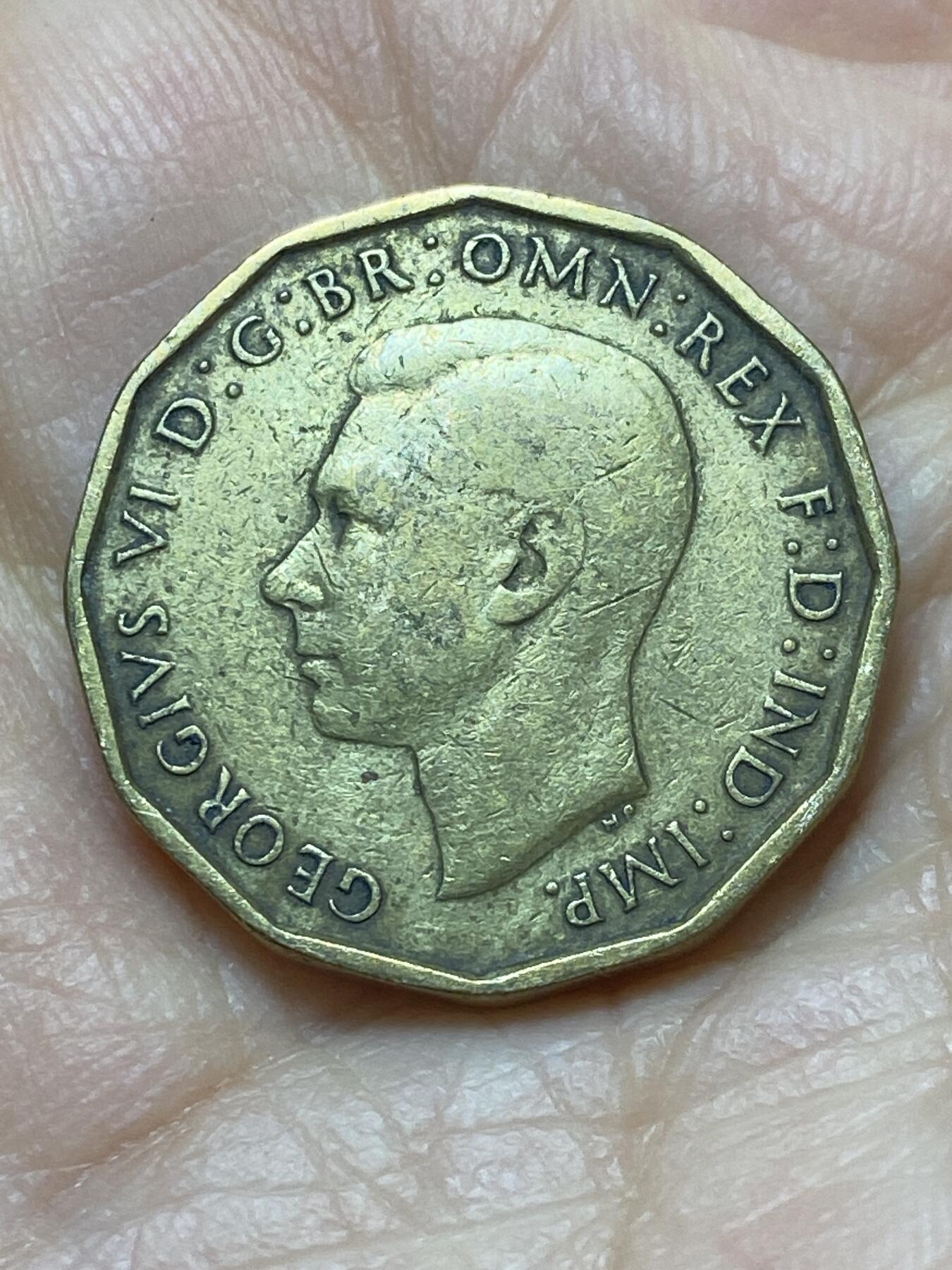 2026年第三场(总第一百七十二场）外国好品散币场(免佣金) 英国🇬🇧1945年3便士(乔治六世第一版)