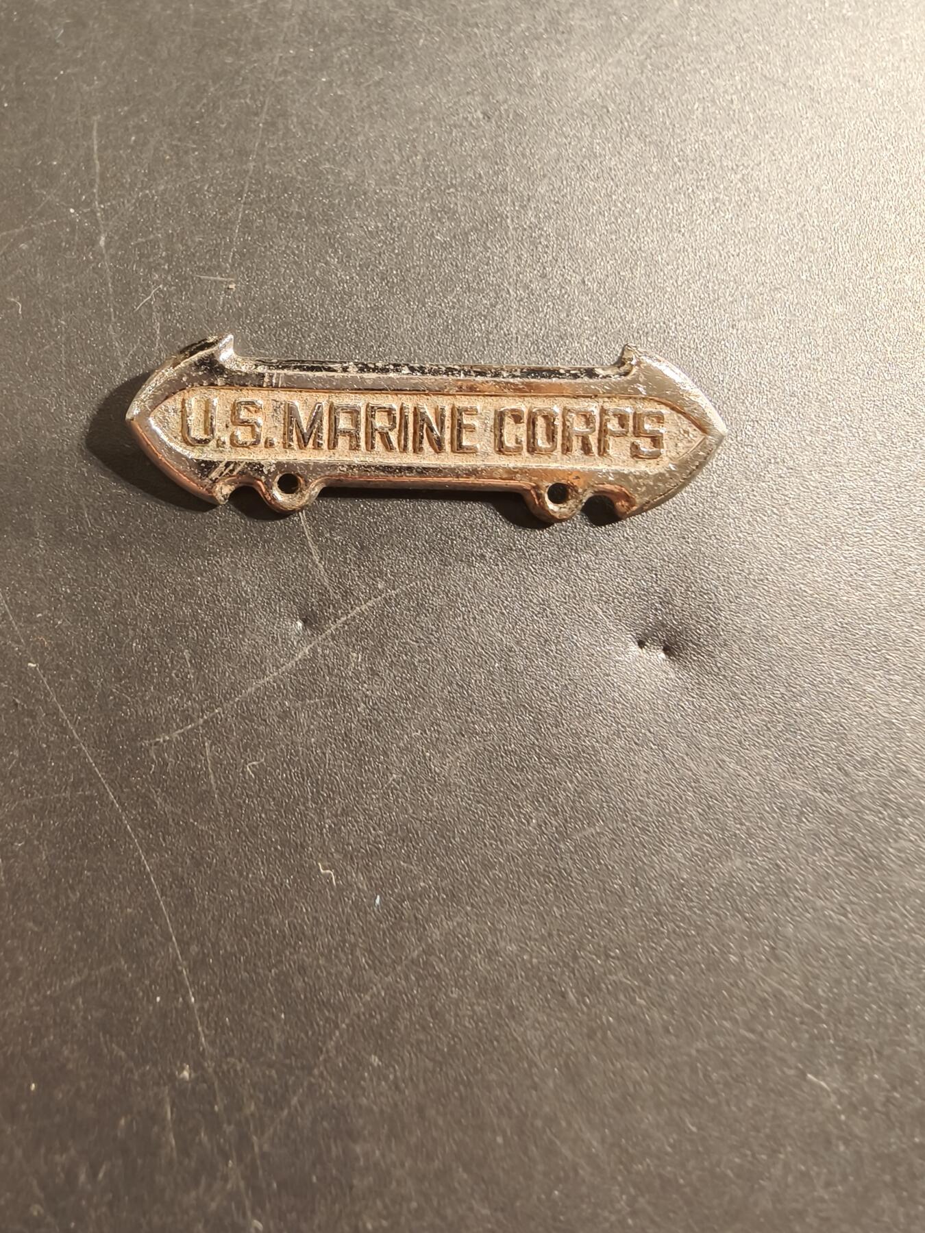 老王徽章第174期 美国海军陆战队神射手技能章勋条    925银    4.9g