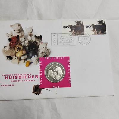 PCAI钱币   5-695  纪念币等杂項小专场 - 外国邮品带章