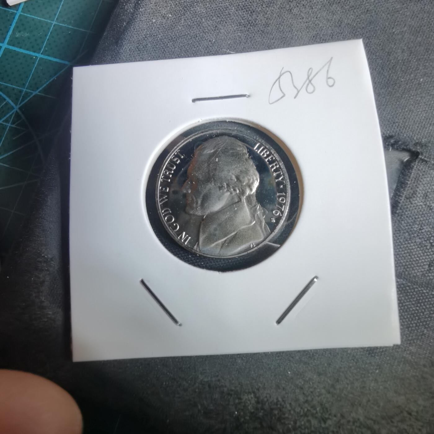 沼泽如烟--第953场 美国1976年五分精制币