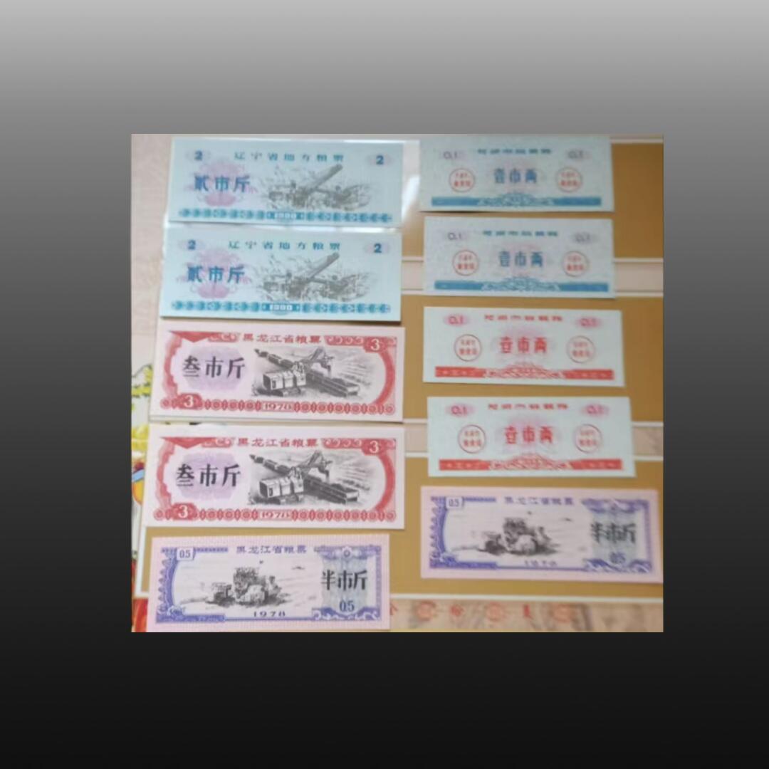 安欣票证书薇专场 地方粮票20张