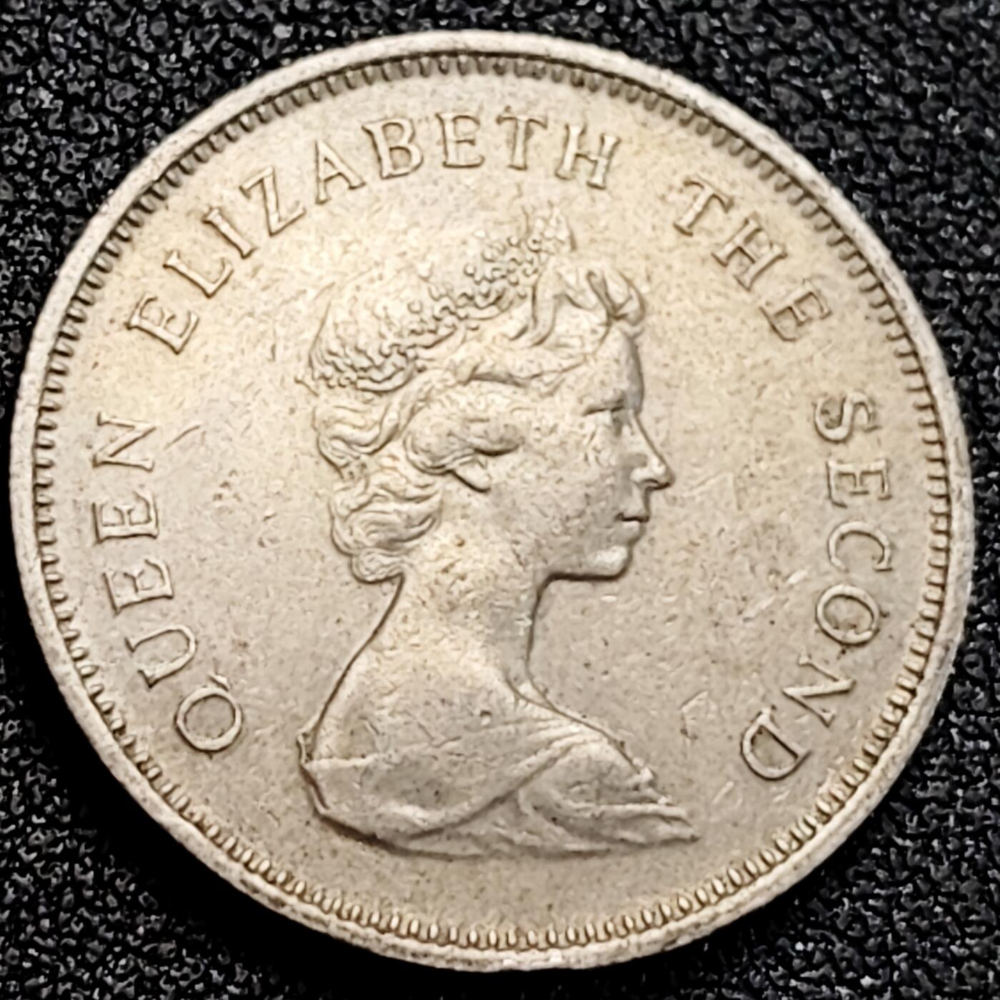 泉币菌-第162场- 新年第五场 精品福利场 英属 香港壹圆花冠 1978年 伊丽莎白二世女王