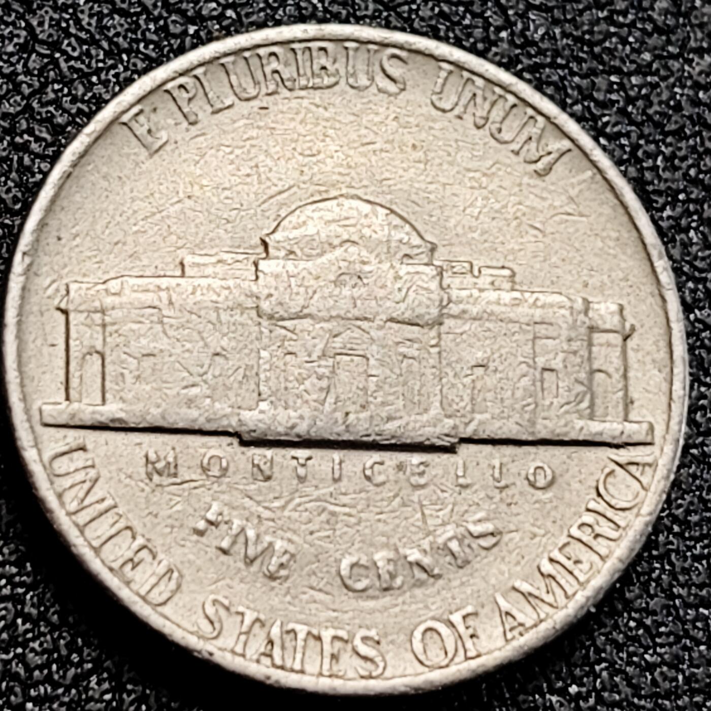 泉币菌-第162场- 新年第五场 精品福利场 美国.钱幣5 美分1980 代杰斐逊.总统币硬币.蒙蒂塞洛庄园.21.2mm