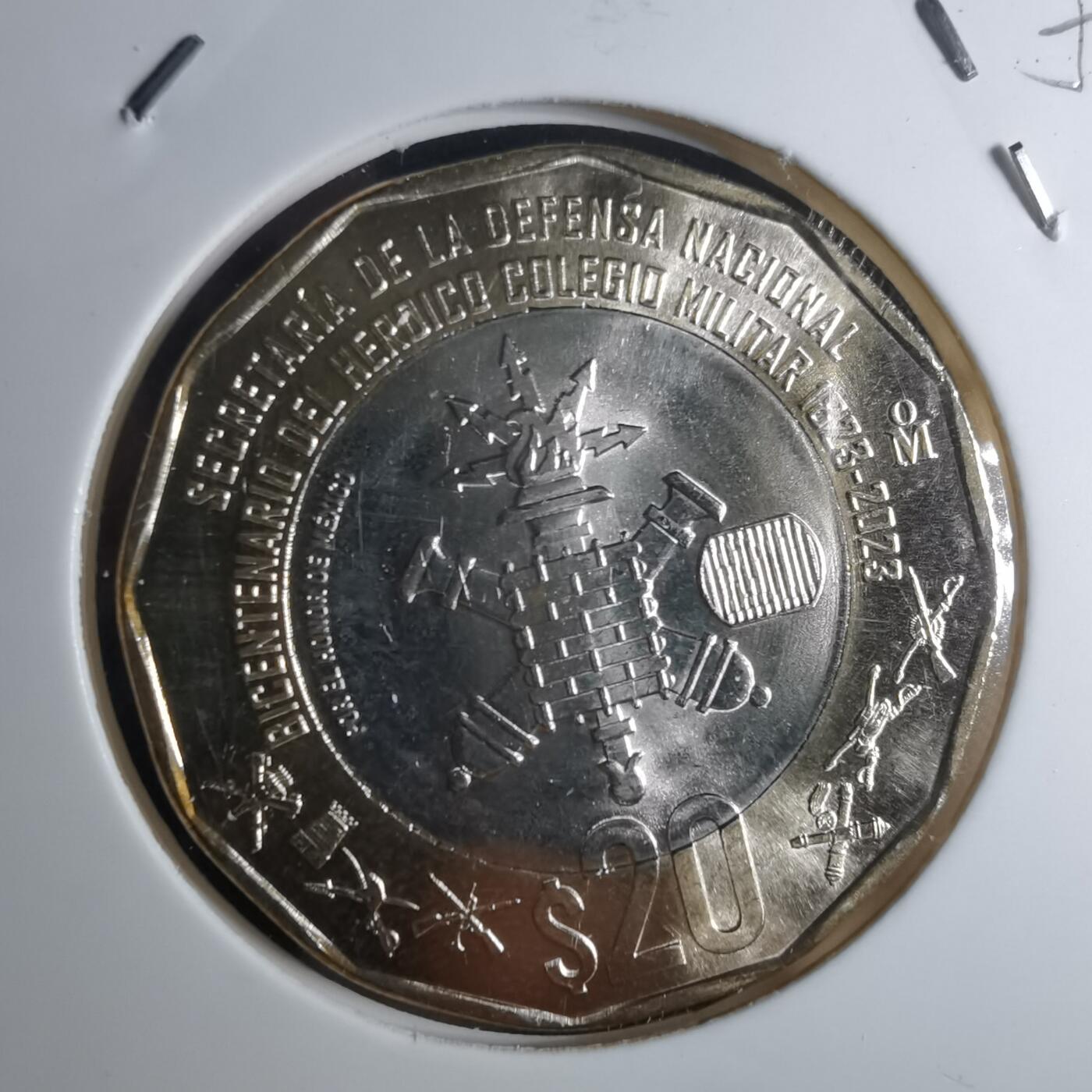 沼泽如烟--第953场 墨西哥2023年20比索纪念币