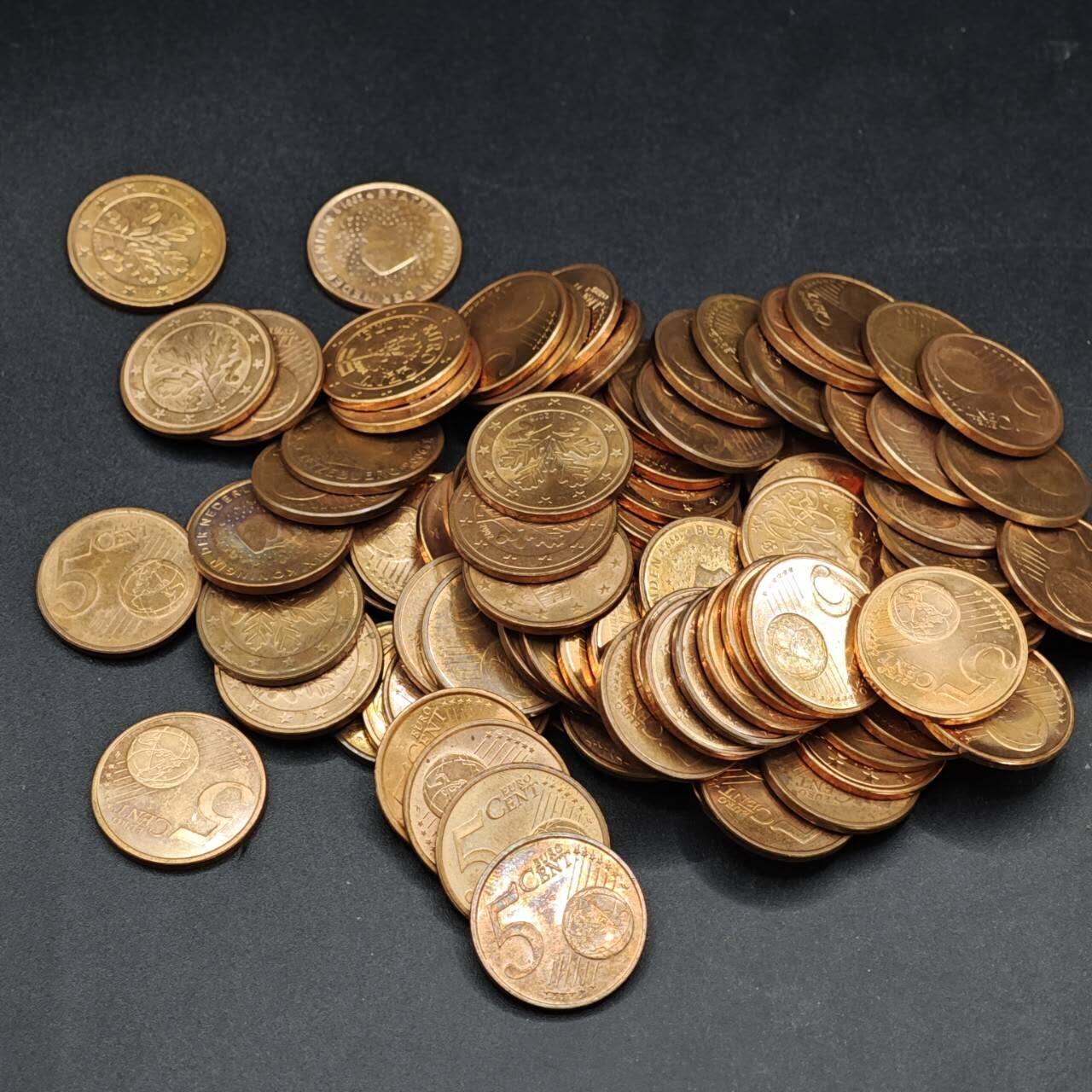 【淘币小摊】实时拍第八百四十一拍   散币批量币场   满百包邮可预留二周 每周一统一发货   5欧分100枚