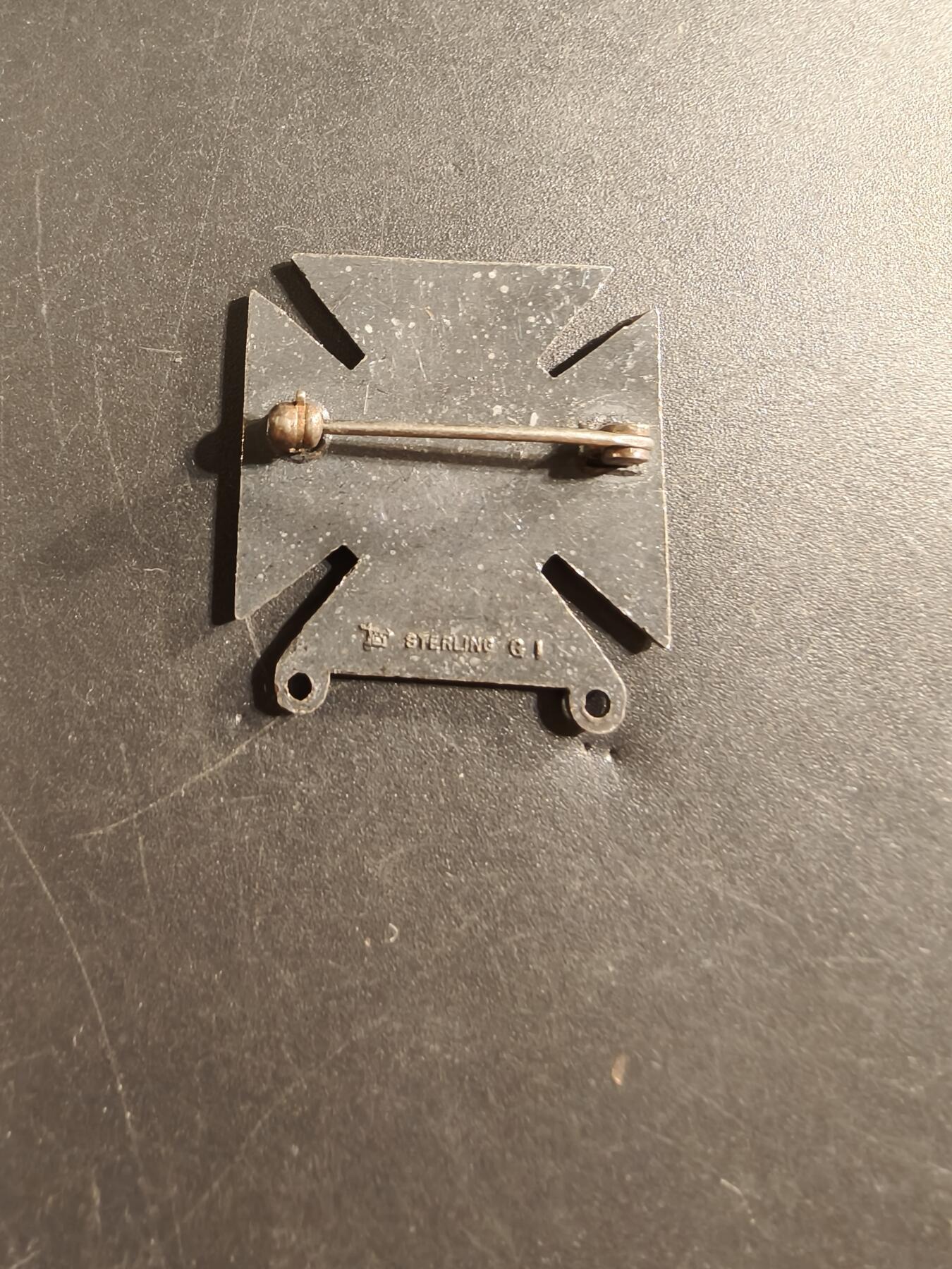 老王徽章第174期 美国陆军神射手技能章   二战时期横针版   925银  8.3g