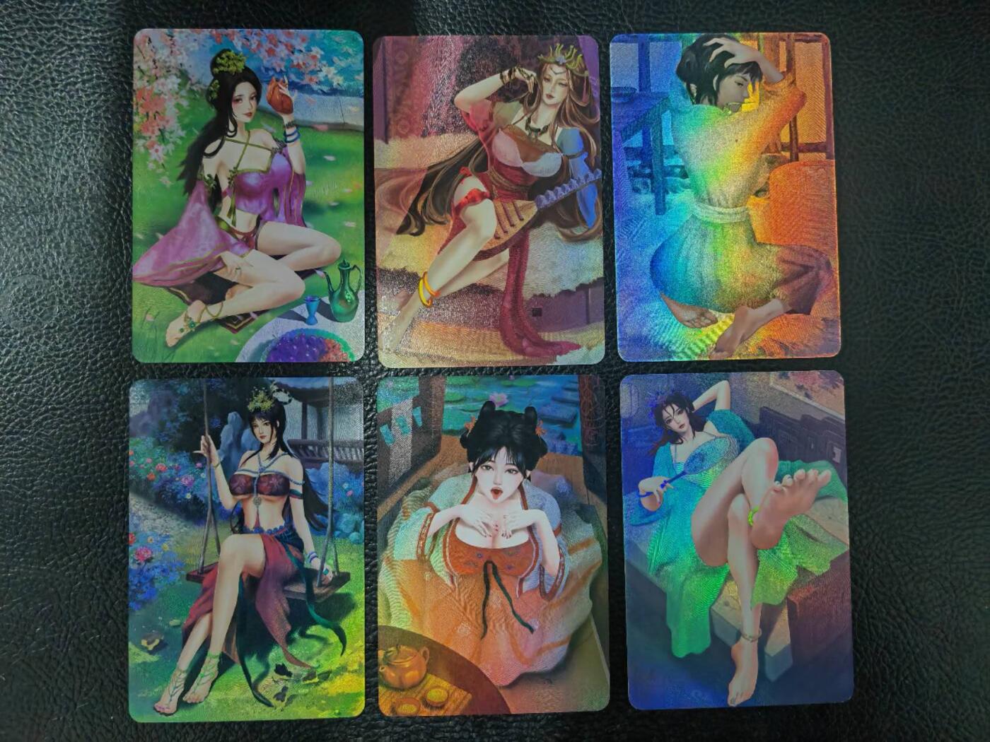 阳大大卡牌拍卖第91期（持续收拍品，周二晚上九点截拍，进群福利早知道） 【清凉渐变】华夏妖姬榜 妖精清凉渐变12张