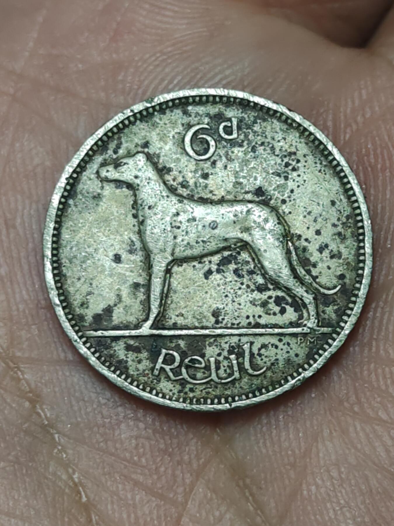 2026年第三场(总第一百七十二场）外国好品散币场(免佣金) 爱尔兰🇮🇪1942年6便士(共和国时期第一套第二版)