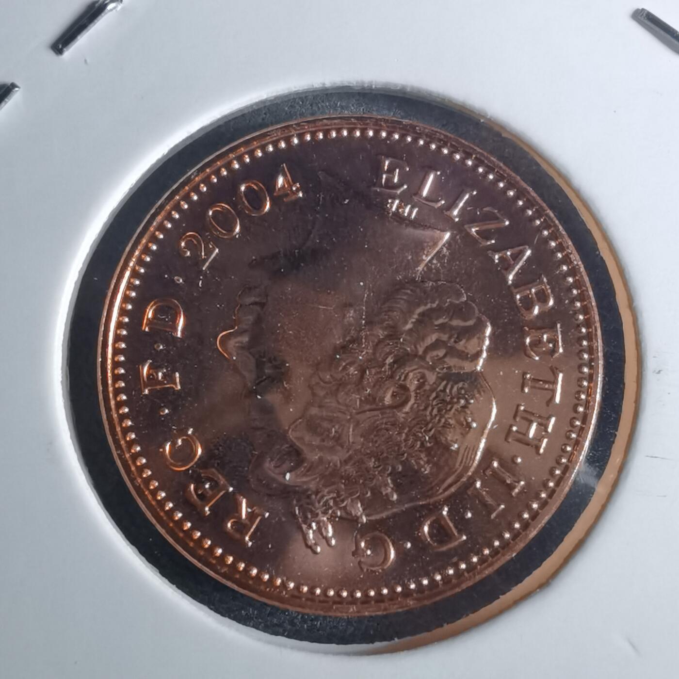 沼泽如烟--第953场 英国2004年1便士