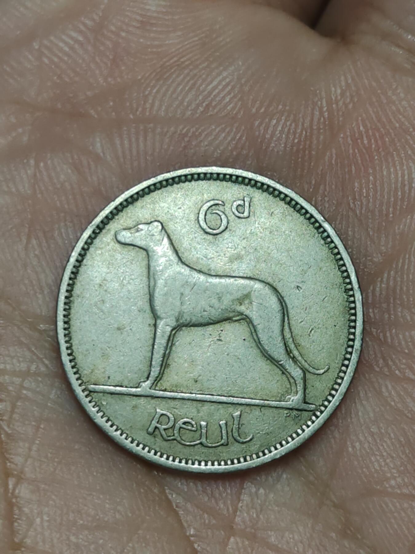 2026年第三场(总第一百七十二场）外国好品散币场(免佣金) 爱尔兰🇮🇪1942年6便士(共和国时期第一套第二版)