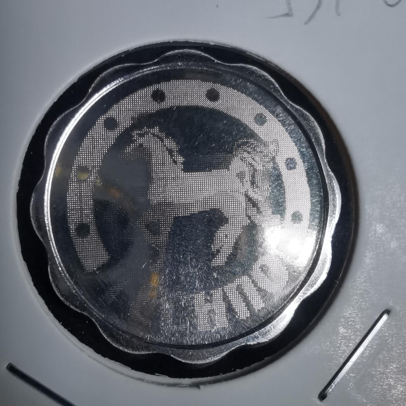 沼泽如烟--第953场 2002年马年纪念章纯银章7克