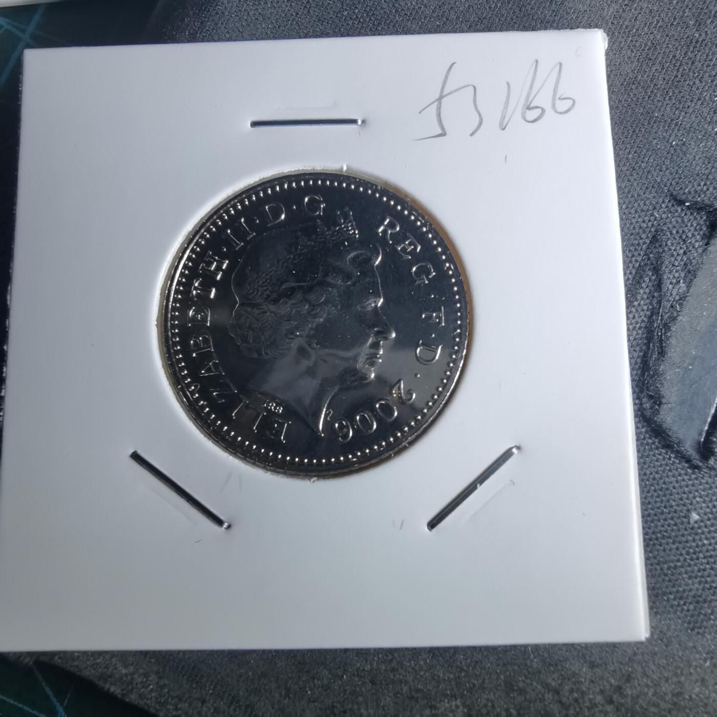 沼泽如烟--第953场 英国2006年10便士