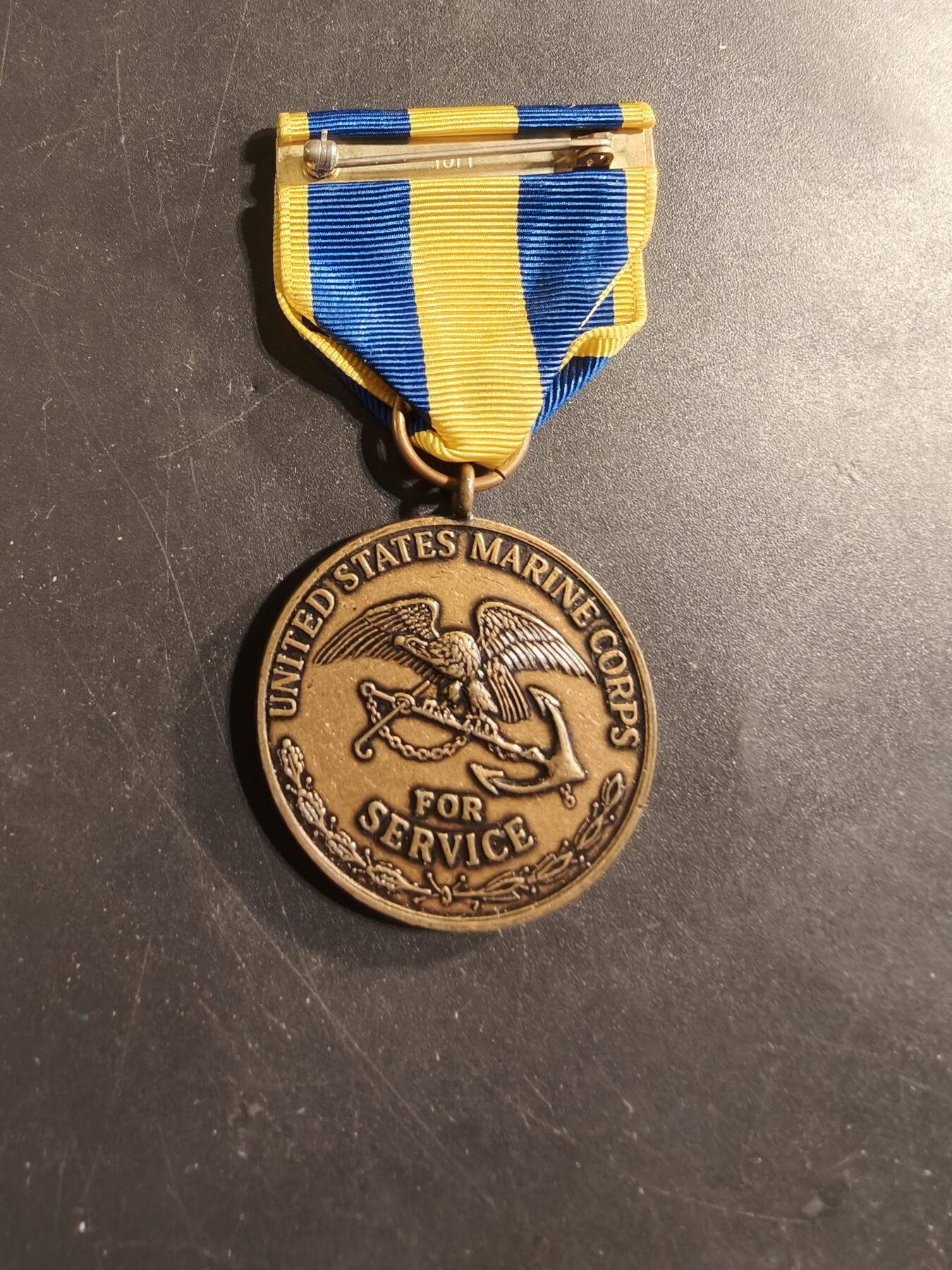 老王徽章第174期 美国海军陆战队1898美西战争服役奖章