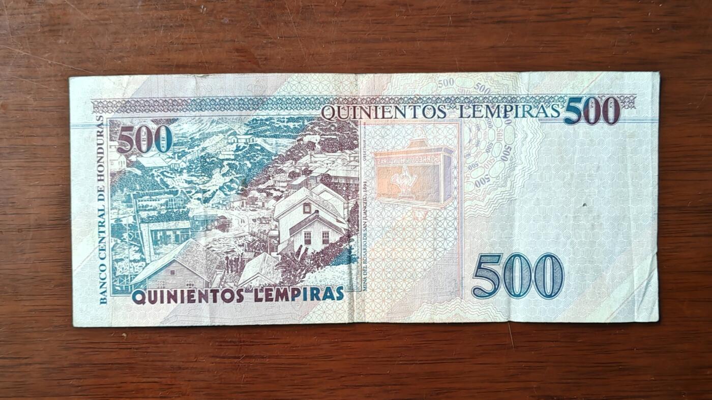 【礼羽收藏】🌏世界钱币拍卖第118期 美洲 洪都拉斯 2016年 500伦皮拉 流通品 如图