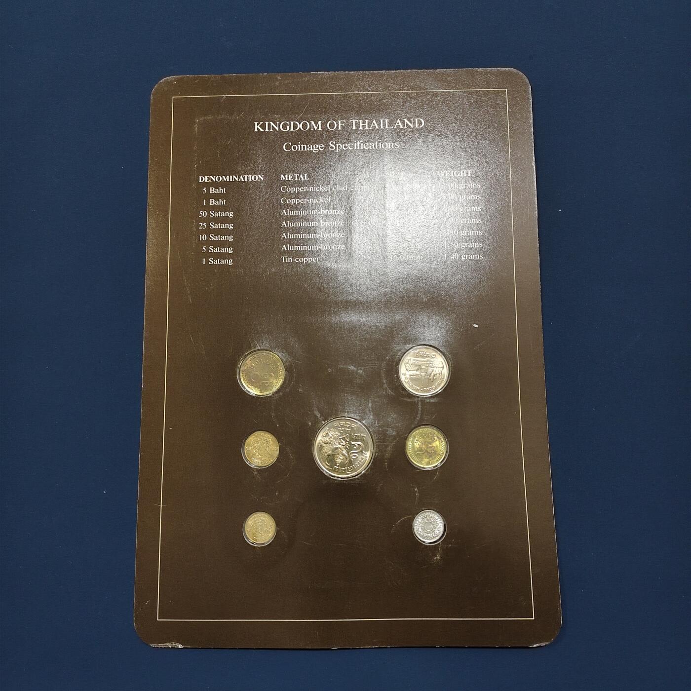 【全场包邮】纯粹捡漏拍492场【封装套币专场】-注意佣金 【富兰克林·世界各国硬币系列邮币卡】泰王国