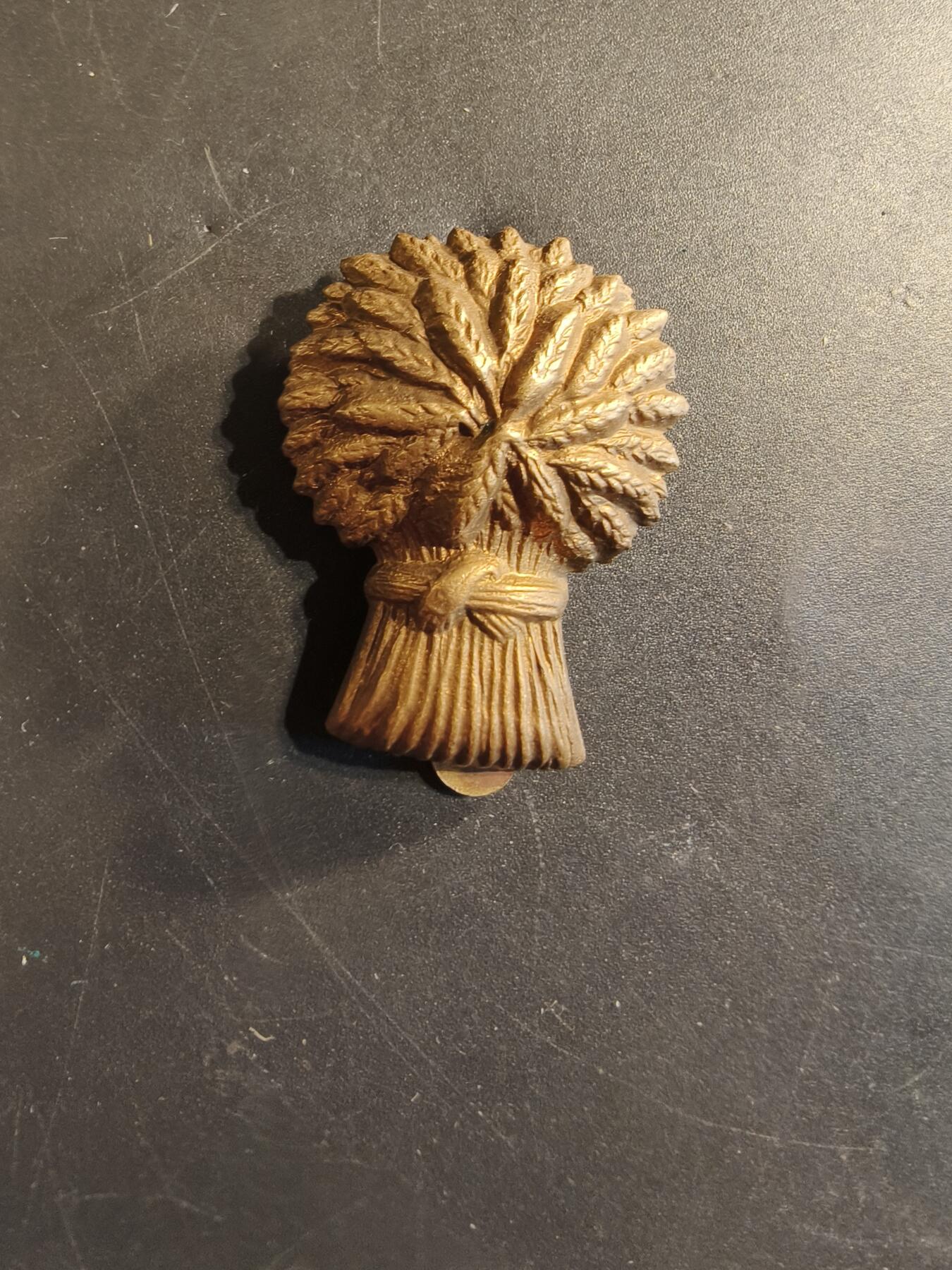 老王徽章第174期 英国洛锡安与边境义勇骑兵团帽徽    一战时期