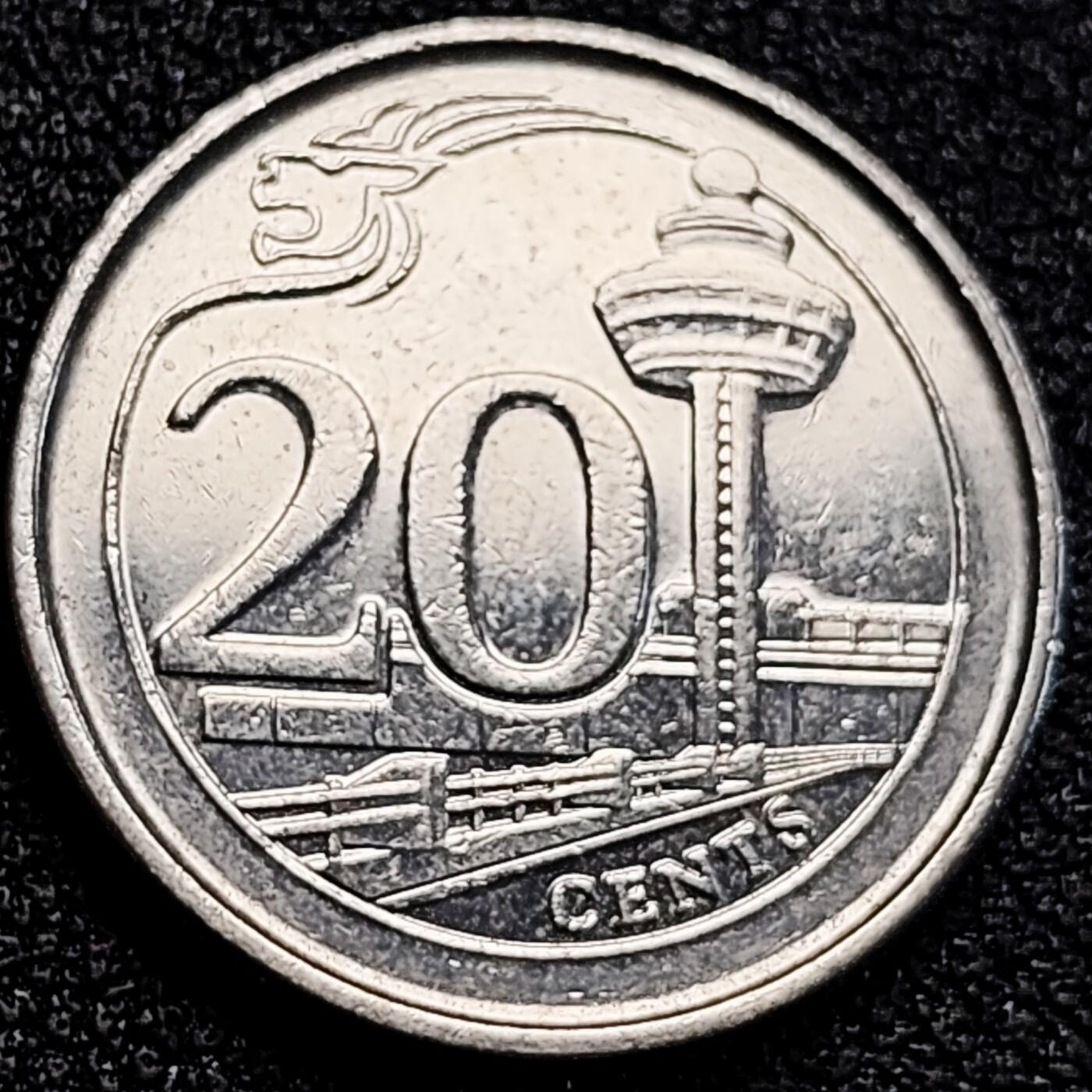 泉币菌-第163场-新年第六场 精品福利场 新加坡20分 21mm建筑 