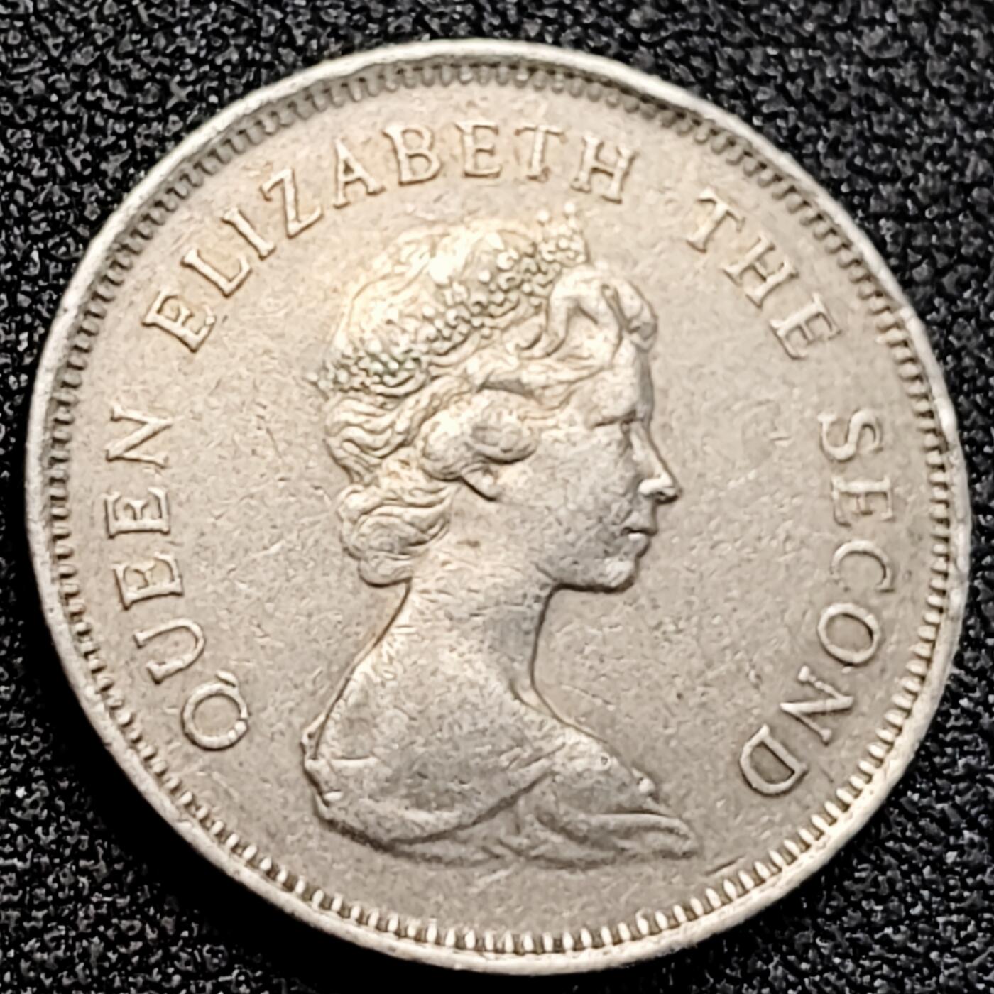 泉币菌-第162场- 新年第五场 精品福利场 英属 香港壹圆花冠 1978年 伊丽莎白二世女王