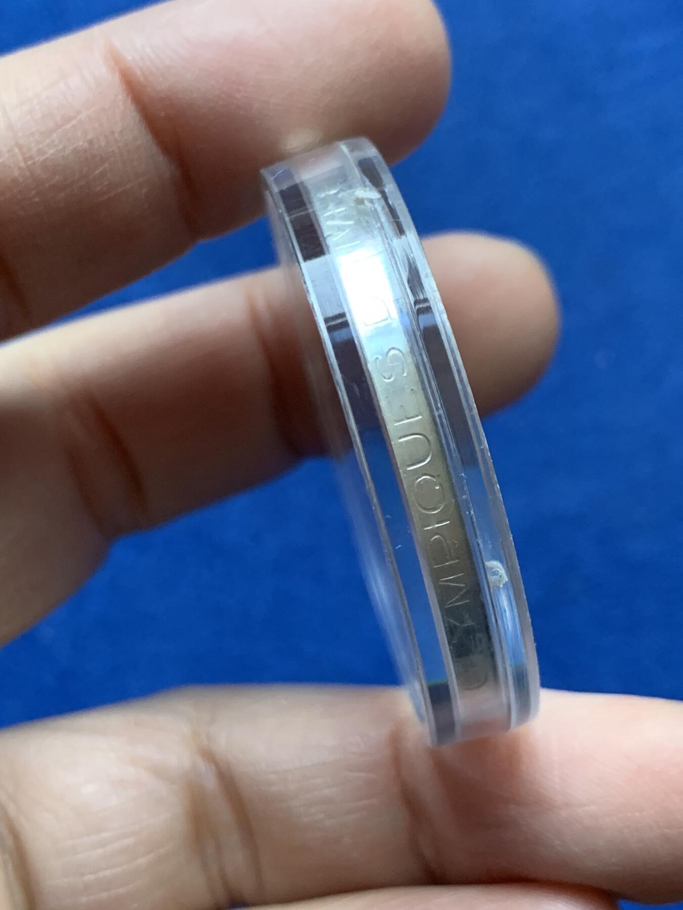 《竞宝斋》第454场 周日，周一 2场连拍 （全场包邮，欢迎送拍） 加拿大1988年卡尔加里冬奥会-跳台滑雪精制大银币 925银 34克