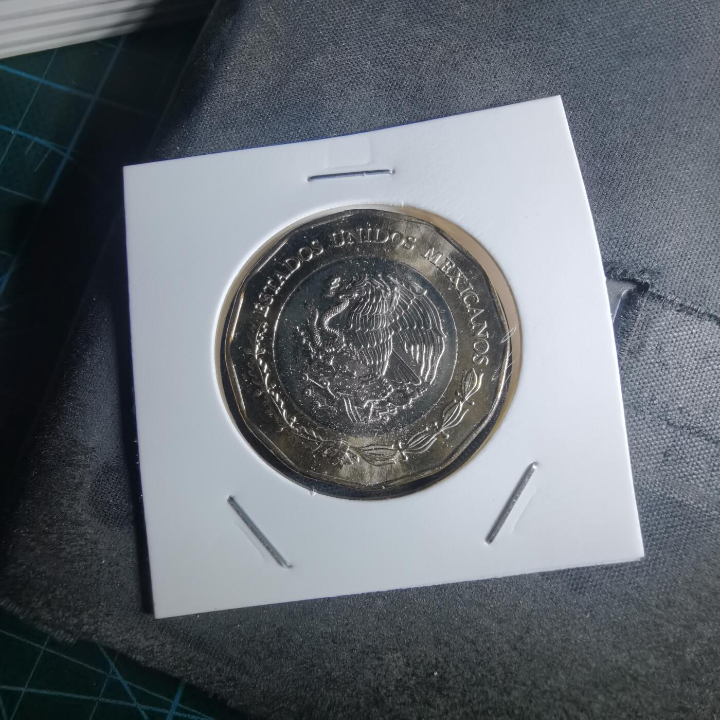 沼泽如烟--第953场 墨西哥2023年20比索纪念币