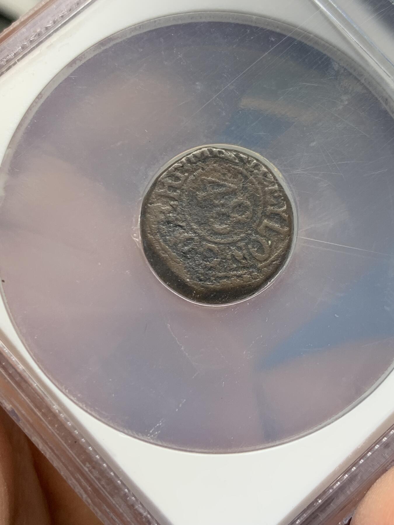 《竞宝斋》第454场 周日，周一 2场连拍 （全场包邮，欢迎送拍） 亚军分 NGC VG8BN 英属锡兰1/48Rixdollar铜币，1815年乔治三世时期打制，正面：大象，年份。背面：铭文