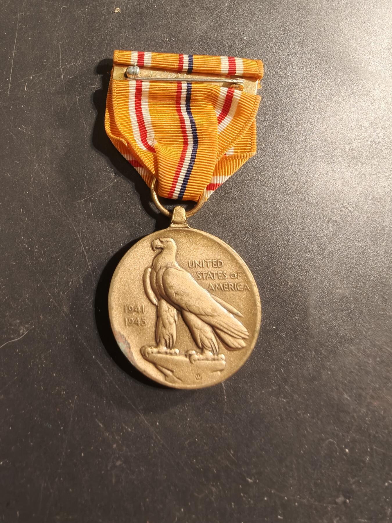 老王徽章第174期 美国二战亚太战区对日作战服役奖章