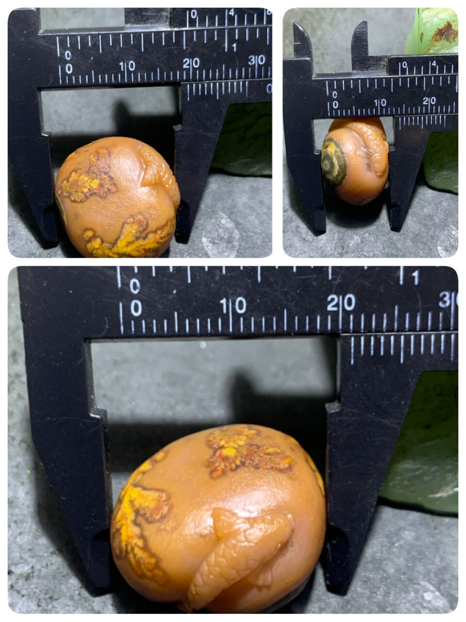 精美亚光原皮8字天眼纹战国红玛瑙手工俏色巧雕富贵有鱼吊坠一个