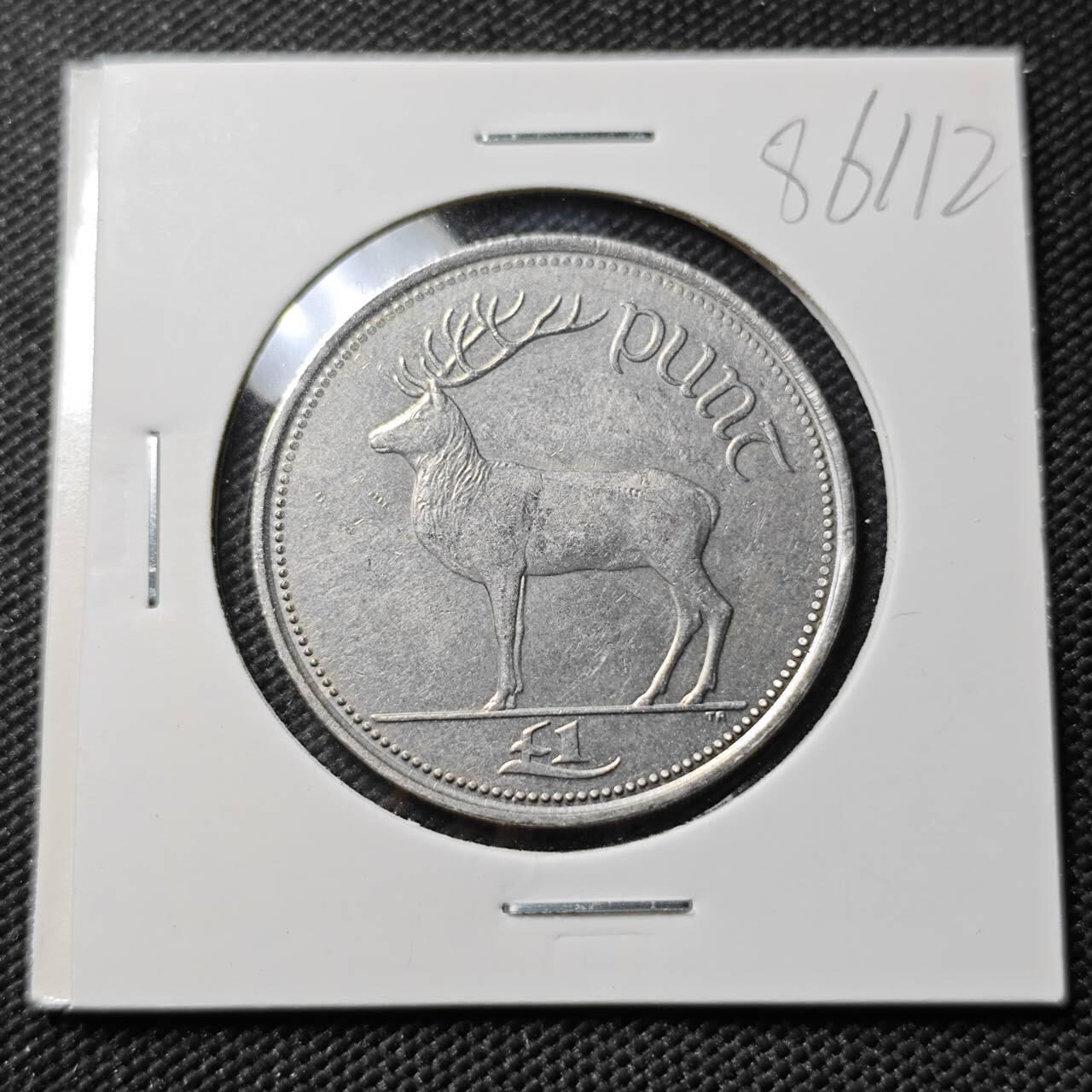 KK钱币收藏小铺  第386期  2月预留时间 周末发货  爱尔兰1镑