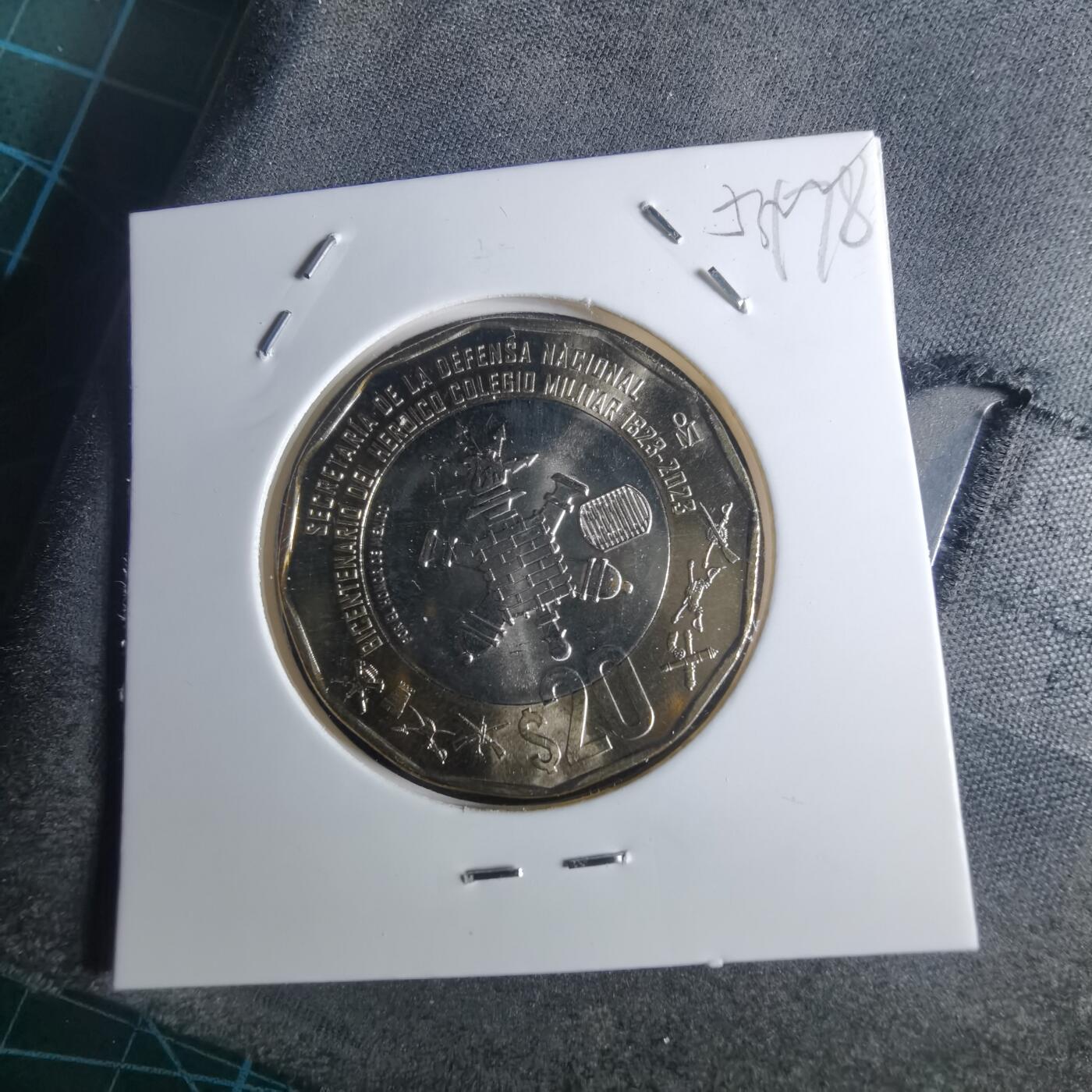 沼泽如烟--第953场 墨西哥2023年20比索纪念币