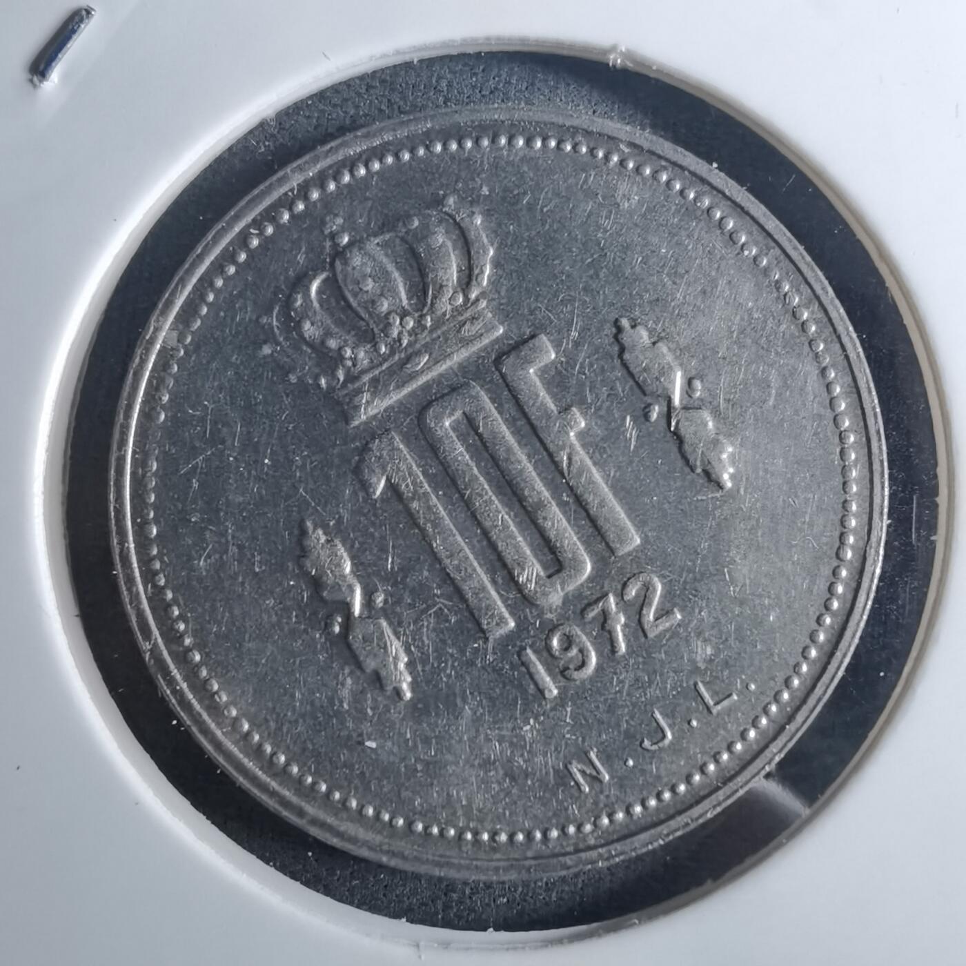 沼泽如烟--第953场 比利时1972年10法郎