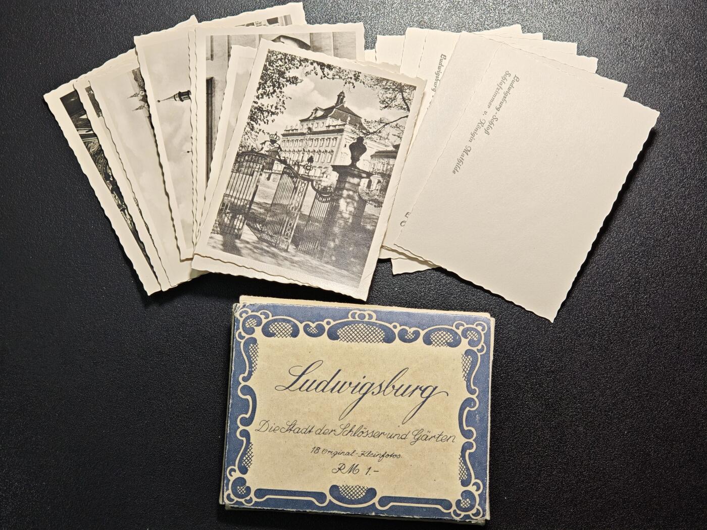 【德藏】世界币章拍卖第160期 欧洲明信片一盒 17张 直径约：92mm×67mm/张