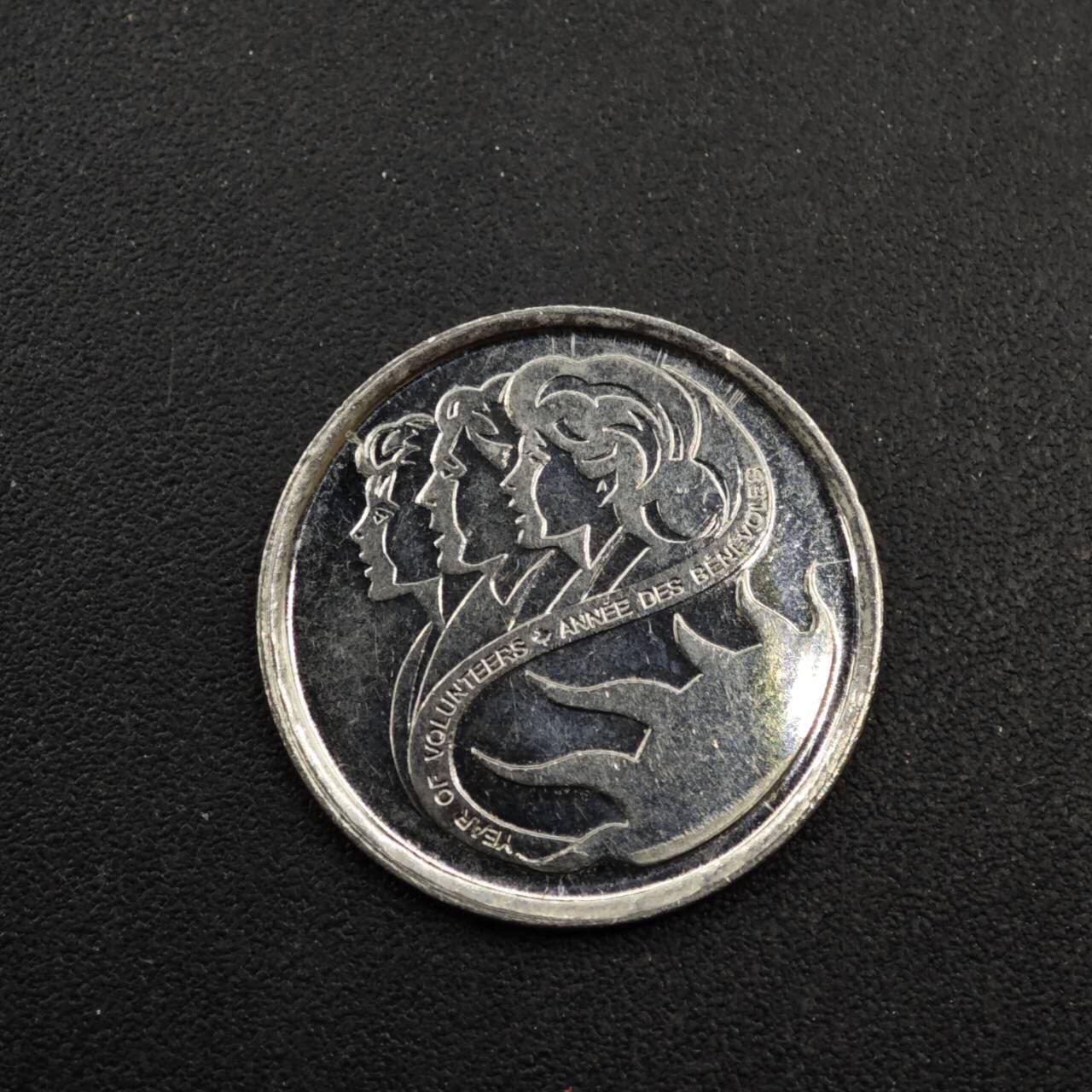 【淘币小摊】实时拍第八百四十一拍   散币批量币场   满百包邮可预留二周 每周一统一发货   加拿大2001年志愿者年10分纪念币