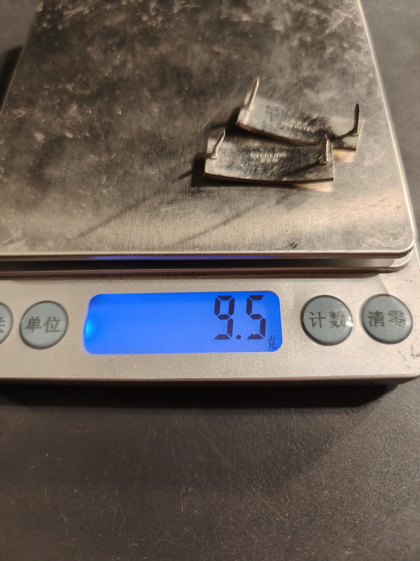 老王徽章第174期 美国陆军中尉军衔一组      925银    9.5g