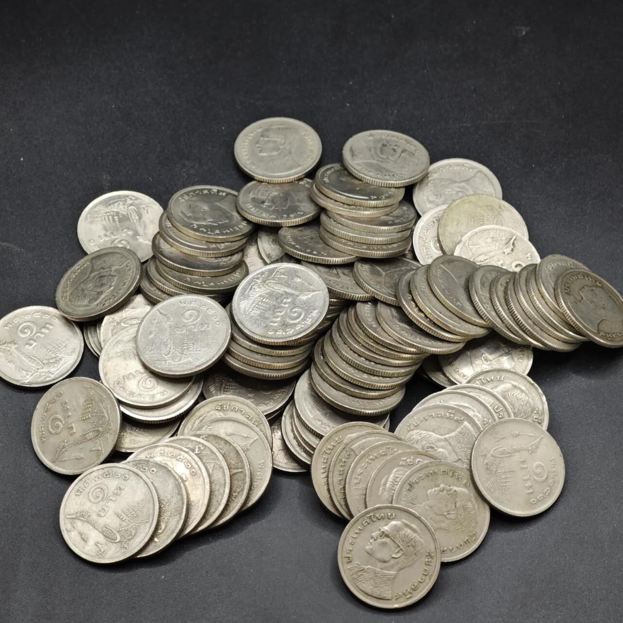 【淘币小摊】实时拍第八百四十一拍   散币批量币场   满百包邮可预留二周 每周一统一发货   泰国1泰铢100枚