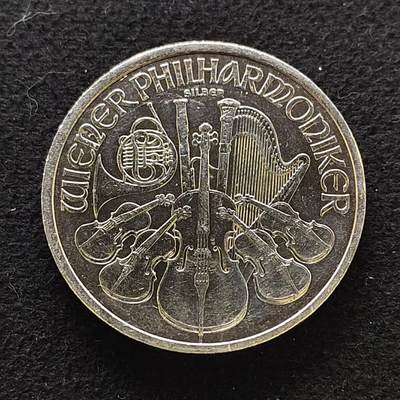 【全场包邮】纯粹捡漏拍493场 - 奥地利2010年1.5欧元维也纳爱乐1盎司999纯银币【37毫米31.1克，纯银价约560元（按18元银价折算）】