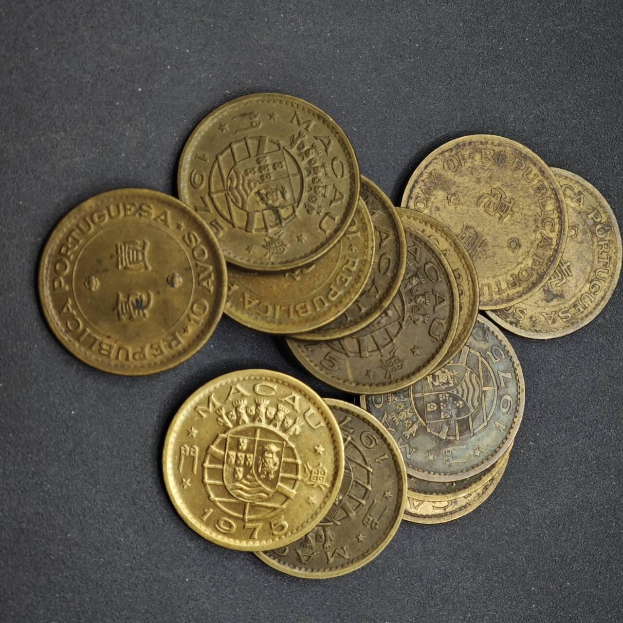 【淘币小摊】实时拍第八百四十一拍   散币批量币场   满百包邮可预留二周 每周一统一发货   澳门壹毫铜币14枚