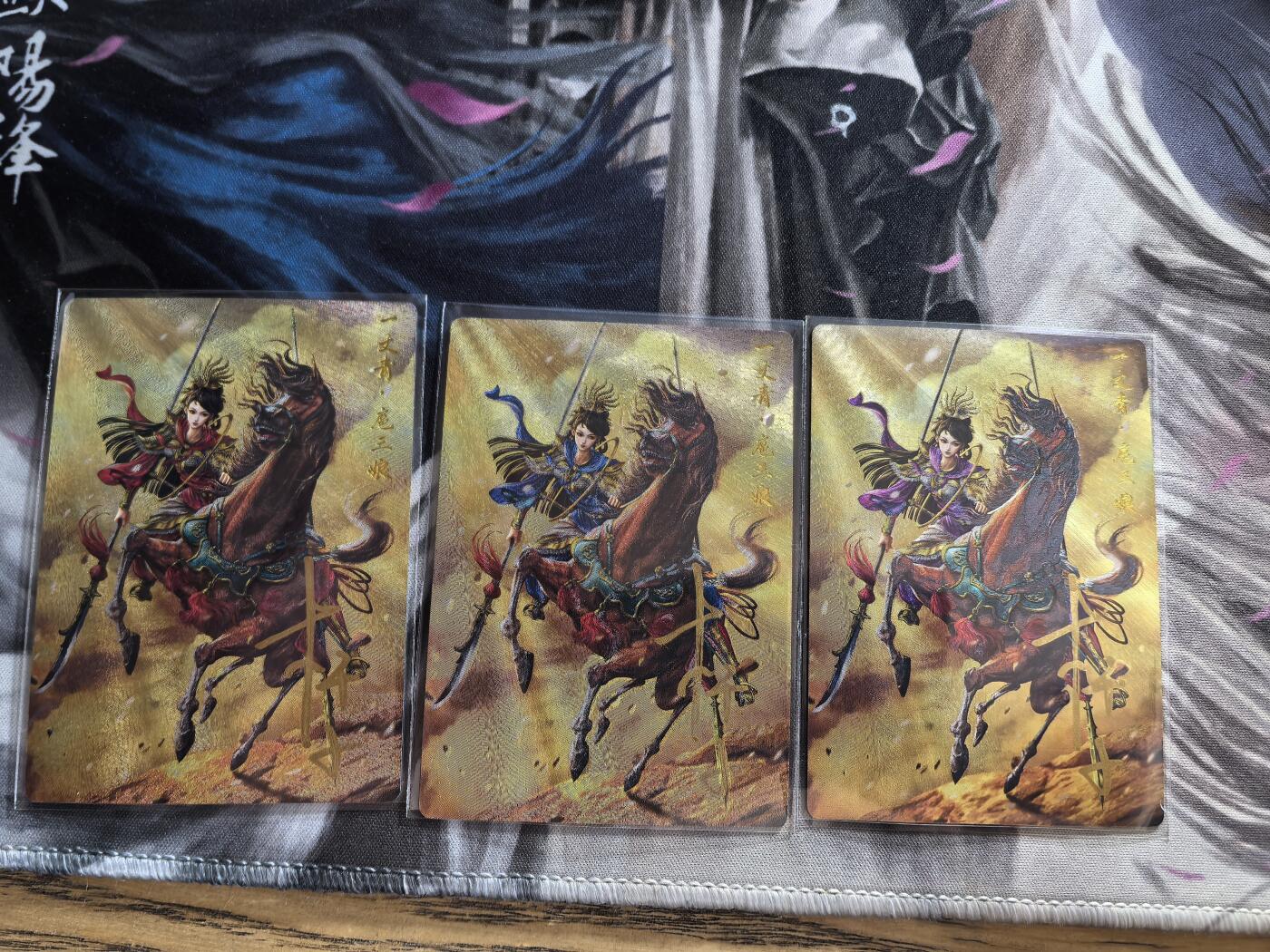 天玑星卡拍第157期《1.5周一截拍》持续收拍收评中 满赠卡需备注 【亲签卡】卡德曼 杆子 三色三娘 粗闪 红编编号31 37 35/108