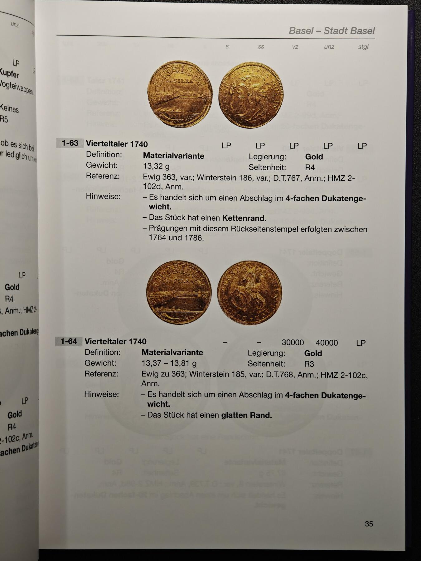 【德藏】世界币章拍卖第160期 全新塑封 瑞士样币目录 第一册 硬壳精装 全书约：336页