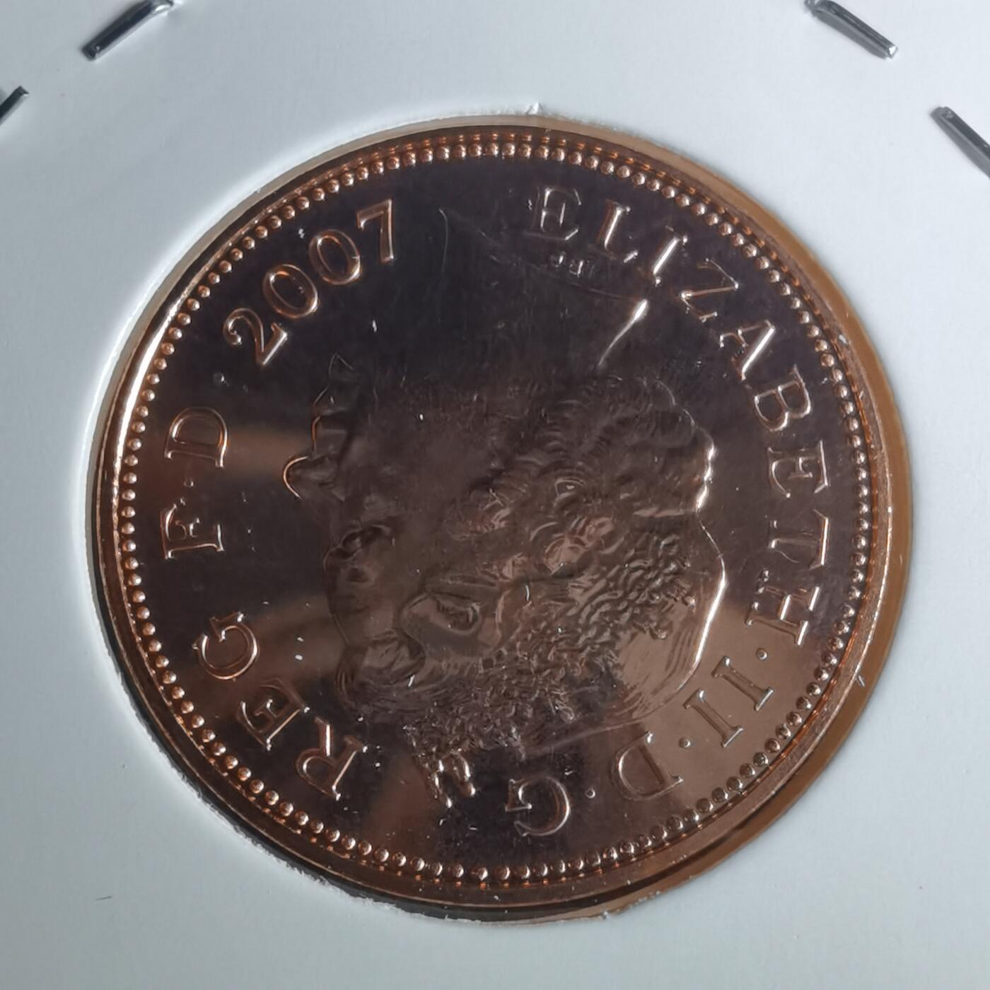 沼泽如烟--第953场 英国2007年2便士