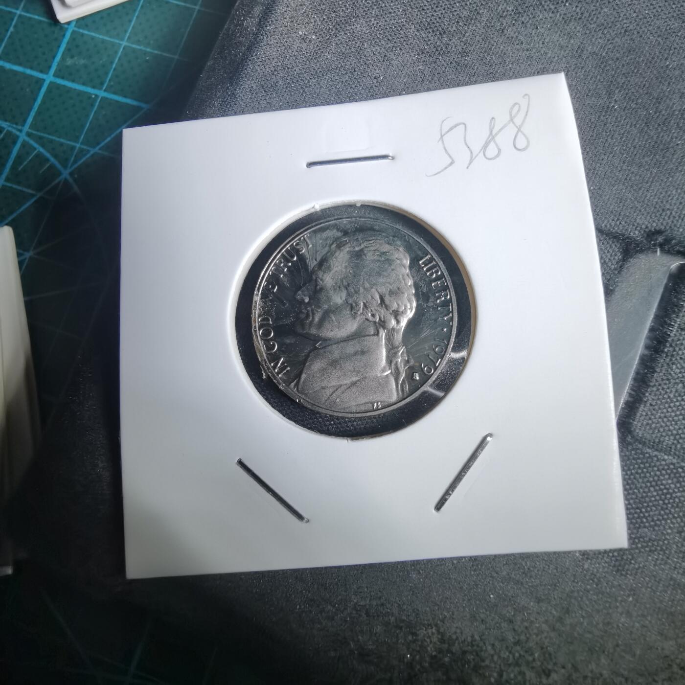 沼泽如烟--第953场 美国1979年五分精制币