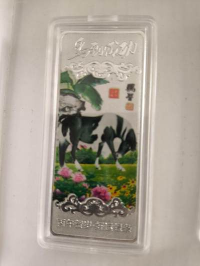 亏本放漏，无佣金 - 非常漂亮的马年镀金条形纪念章