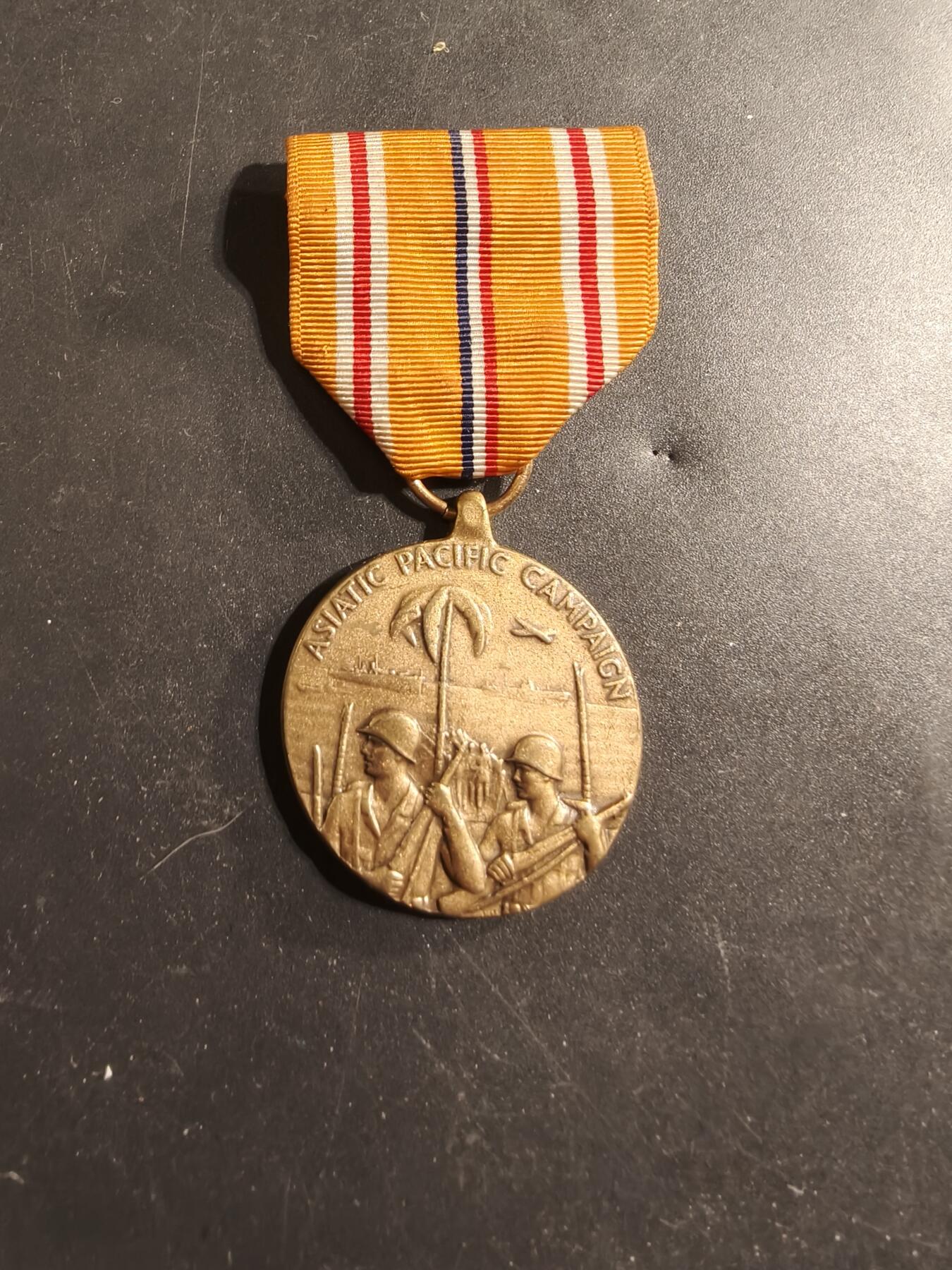 老王徽章第174期 美国二战亚太战区对日作战服役奖章