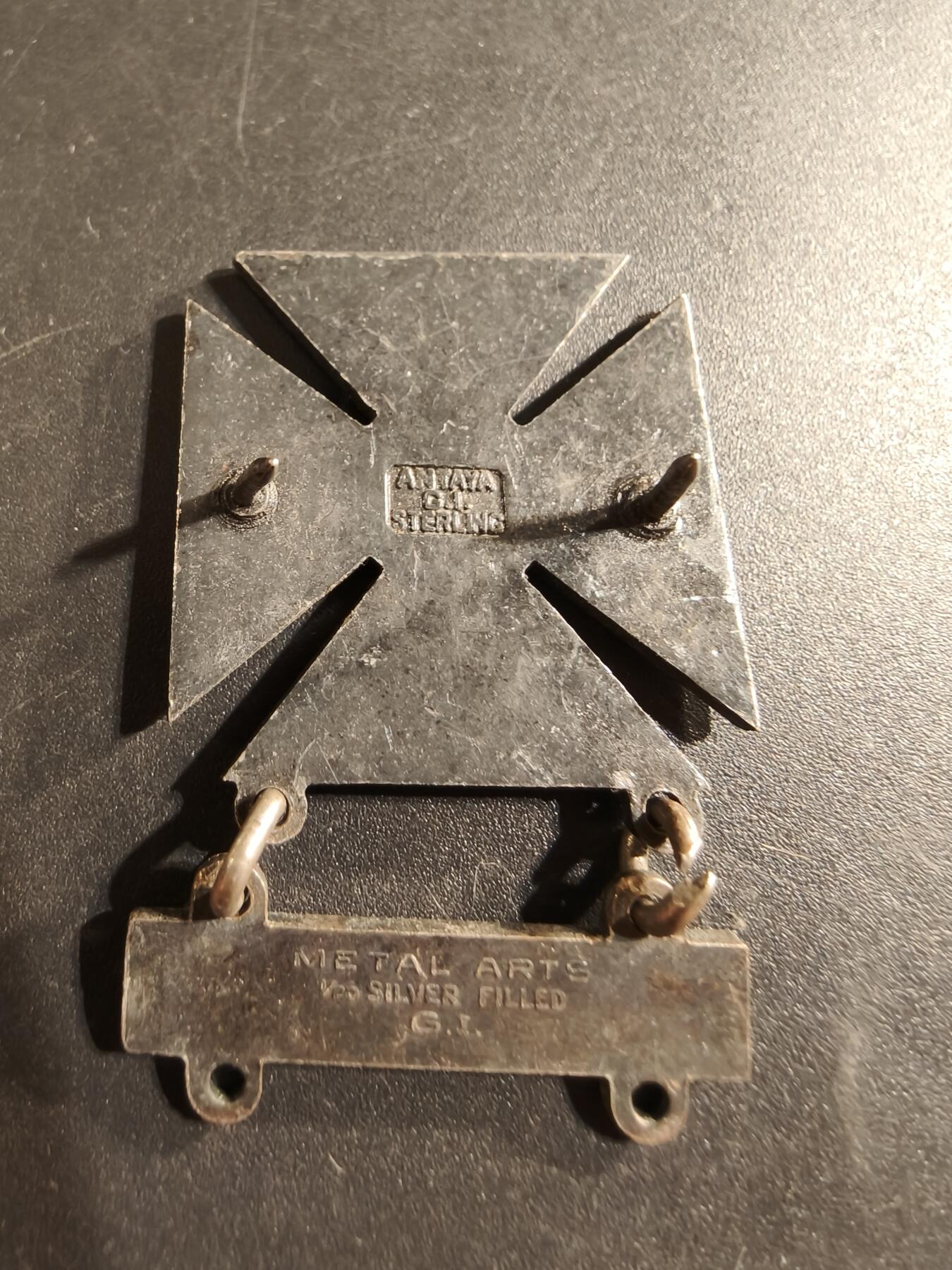 老王徽章第174期 美国陆军神射手技能章  925银   步枪勋条   10.7g